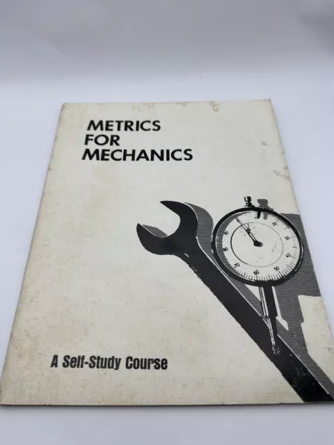 Original 1971 Volkswagen "Metrics For Mechanics" Dealer Shop Training Book