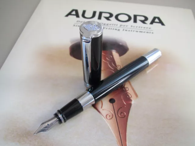 Aurora TU fountain pen T11-N black resin NIB