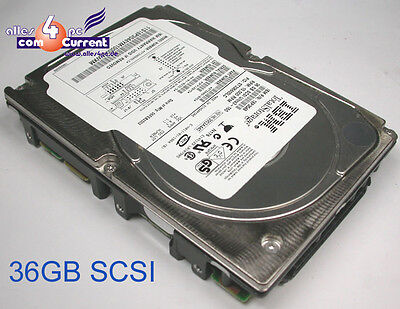 36 GB IBM Disque Dur SCSI 80-PIN 80-PON 10k 9T5006-045 Pour Serveur #