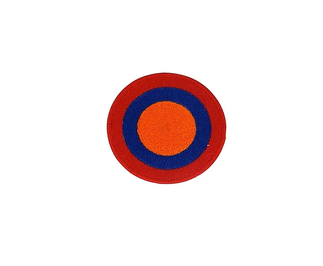 Patch Brodé Code Maritime F Foxtrot - 50x50mm - Thermocollant - Fait En France