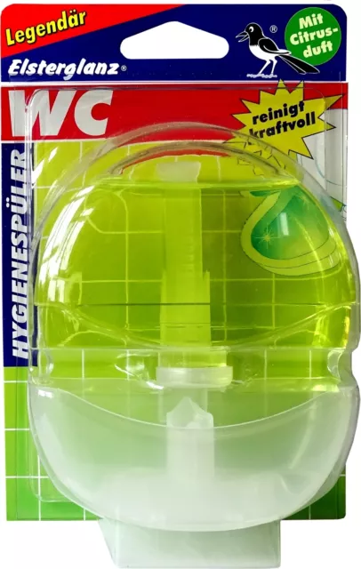 10x Elsterglanz WC Hygienesteine Citrus flüssig Starter-Set