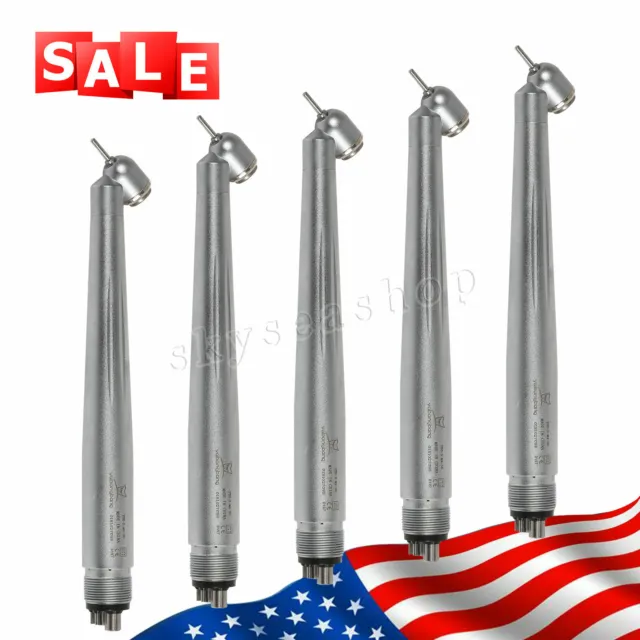 5 NSK PANA MAX Type Dental 45 Degree Surgical High Speed Handpiece 4Hole us-k