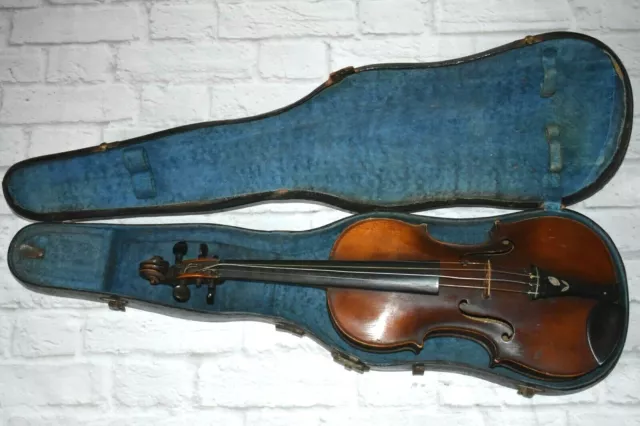 Antique Fried, Aug. Glass Antonins Straudiuarius Fies 1736 Violin 4/4