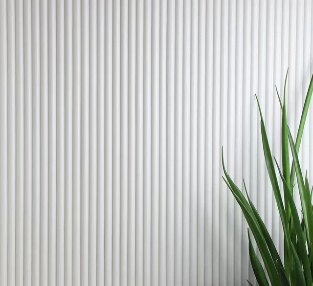 RIBBED DECORATIVE PANELING MDF Paintable Panelling 3D Reeded Wood Wall