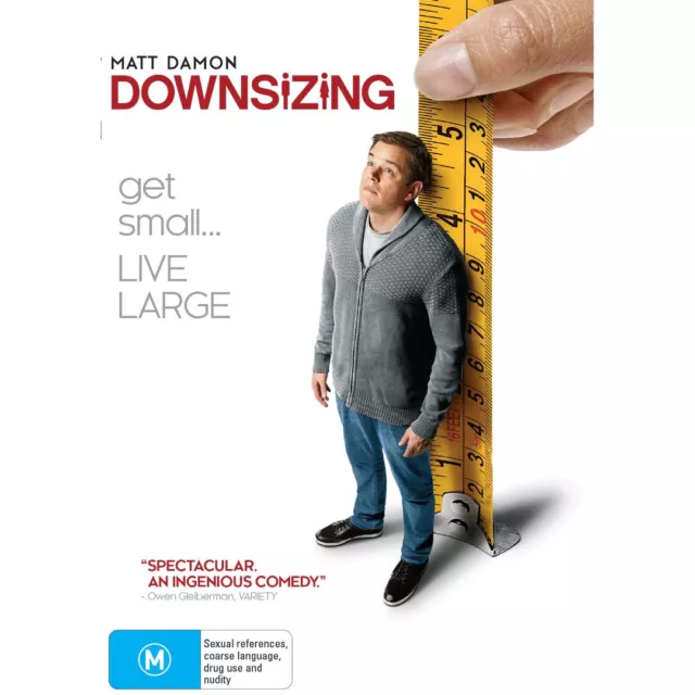 Downsizing Dvd, New & Sealed, 2018 Release, Free Post