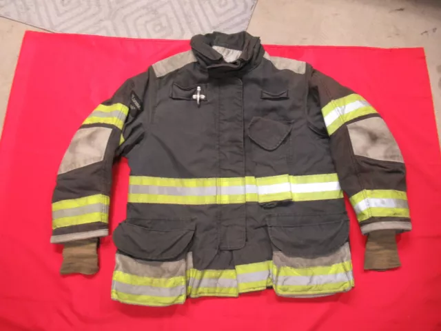 BLACK Lion Janesville 44 X 29 JACKET COAT Firefighter Turnout Bunker Gear TOW