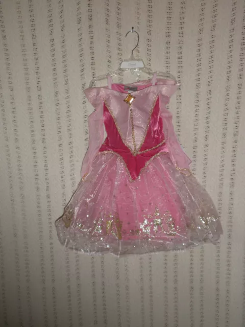 Disney Park  AURORA Sleeping Beauty Costume girl size XXS 2/3 brand new Princess