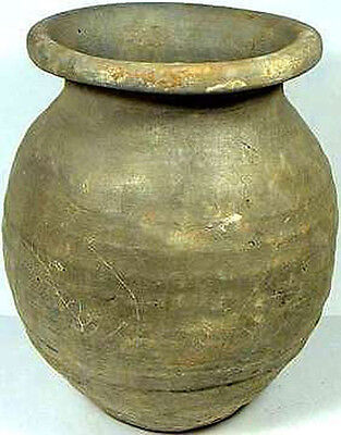 Ancient China Han Dynasty Jar Vase Large Earthenware Wheel Turned Clay 200BC