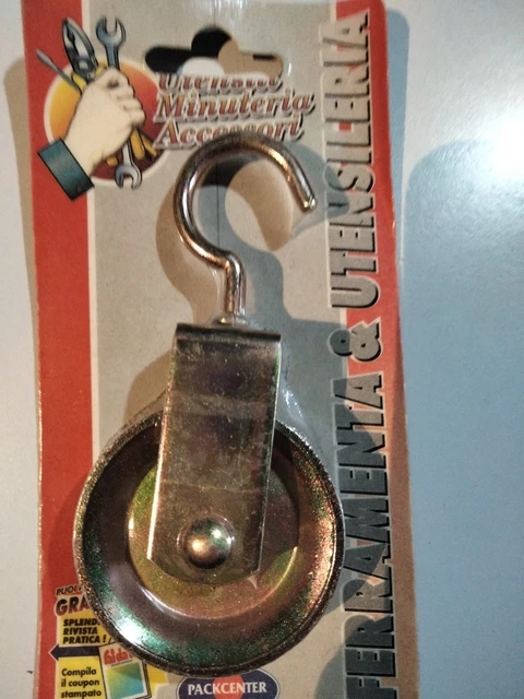 Carrucole Per Stendibiancheria In Ottone - 12 Pezzi, Diam. 30 Mm, Con Gancio - Foto 11