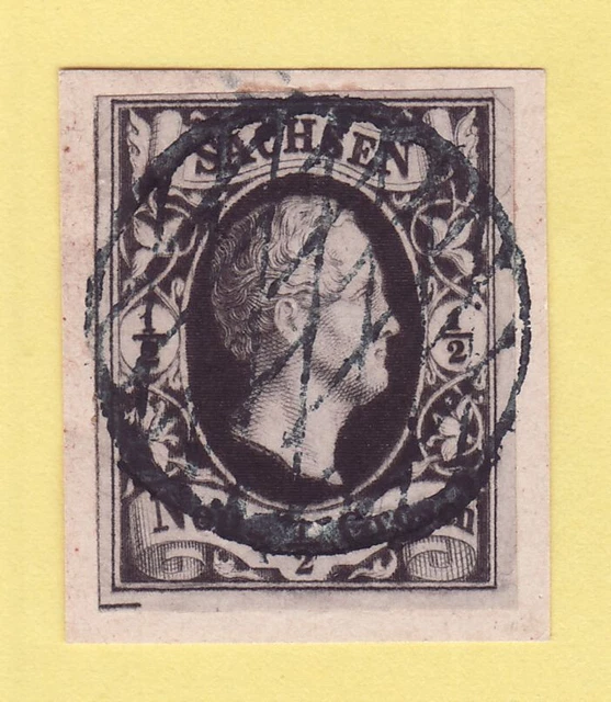 ## AD Sachsen MiNr 3 a Bfst. , IDEAL - STEMPEL , tiefst BPP - GEPRÜFT , LUXUS ## 2