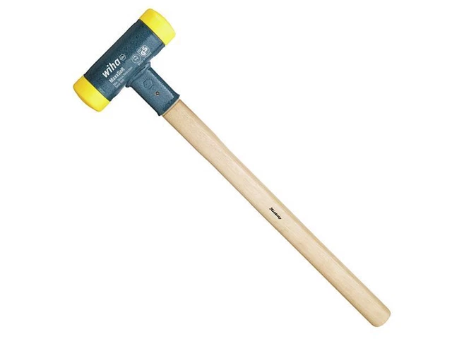 Wiha Soft-Face Morts-Coup Marteau Noyer Blanc Poignée 1085g WHA02097