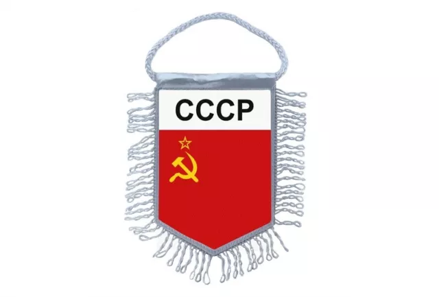 Wimpel Mini Flagge Land Auto Decoration Udssr Russland Sowjet Russisch Cccp