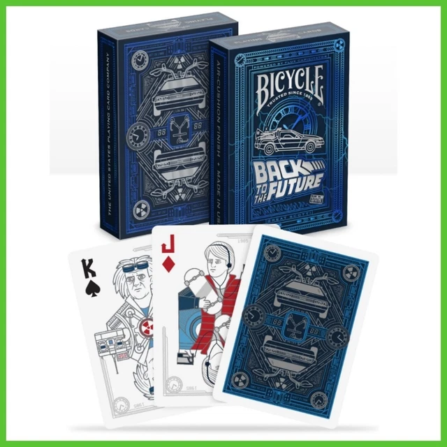 Mazzo di Carte da Gioco Bicycle Ritorno al Futuro Collezione Poker Playing Cards