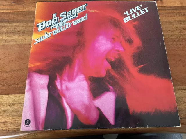 vinyl lp Bob Seger & The Silver Bullet Band Live Bullet 1976 Rarität