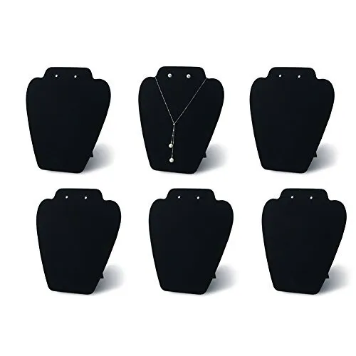 Necklace Jewelry Display Bust Pendant Show Case Mannequin Holder Stand 6 Pack US