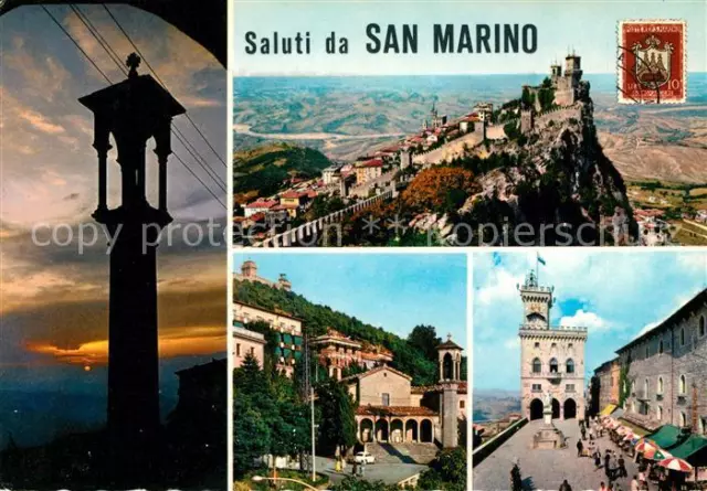 73070297 San Marino Repubblica Teilansichten San Marino Repubblica