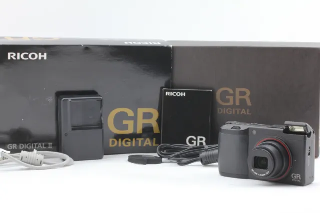 [Near MINT] RICOH GR Digital II 10.1MP digital Camera black From JAPAN