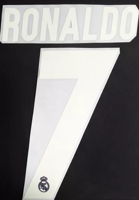 Nameset / Flocage Real Madrid Away 2016 2017 RONALDO #7