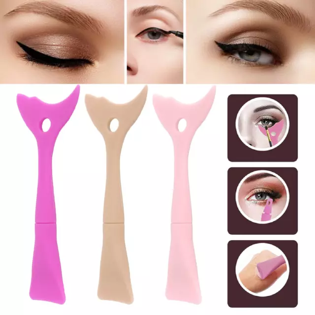 Beginner Eye Makeup Locator Eyeliner Stencil Wing Tips Drawing Aid Template Tool