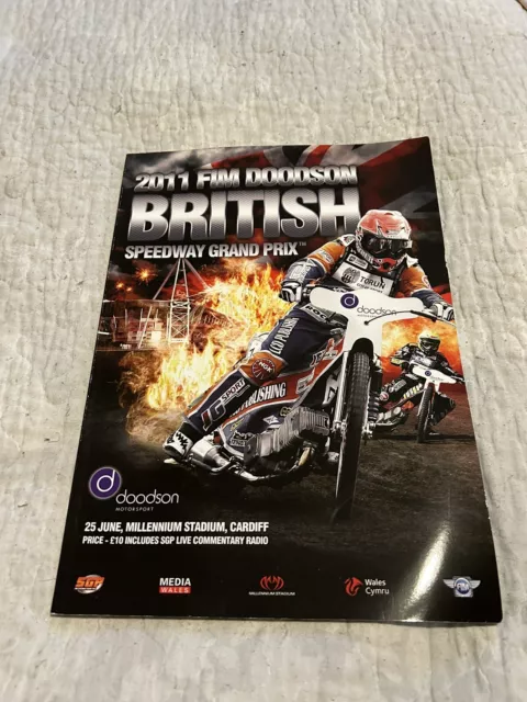 2011 British Speedway Grand Prix Programme (Cardiff)