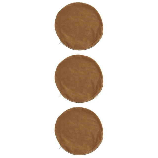 Set 3 tappetini per animali domestici cuscinetto riscaldante rotondo scaldagatti piastra letto elettrica