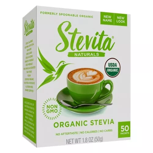 Stevia Spoonable Packets 50pk By Stevita