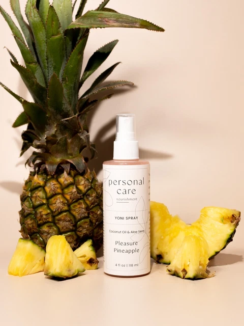 Desodorante en aerosol Pleasure Piña YONI - perfumado y comestible