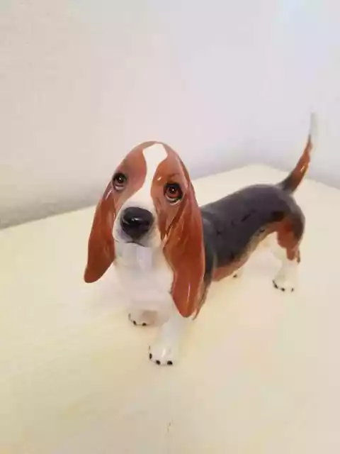 Beswick Basset Hound Fochno Trinket No 2045A