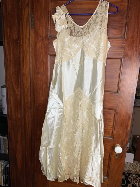 Original 1930’s Women’s Art Deco Era Wedding Dress
