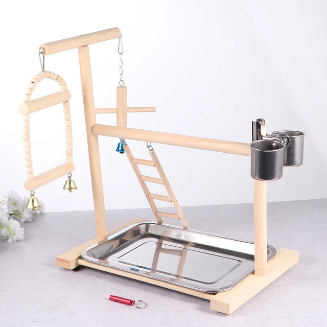 1 Pc Papagei Spielzeug Holz Leiter für Vogel Käfig