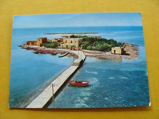 (FG.RR132) PORTO CESAREO - LO SCOGLIO (vg 1966, annullo MARTANO)