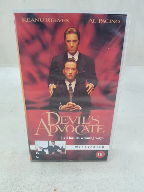 DEVIL'S ADVOCATE VHS Video Keanu Reeves Al Pacino £7.49 - PicClick UK