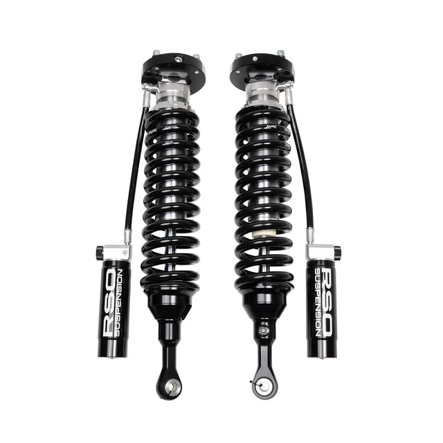 2.5 Adjustable Remote Reservoir Coilover Shocks Front 0-3" Lift for 07-21 Tundra