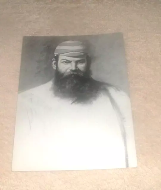 WG Grace Postcard - National Portrait Gallery Copyright