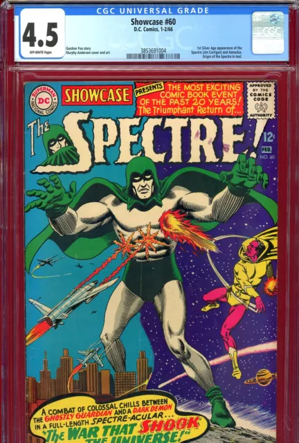 Showcase #60 CGC GRADED 4.5 - origin Spectre (text) - 1st S.A. app. of Spectre