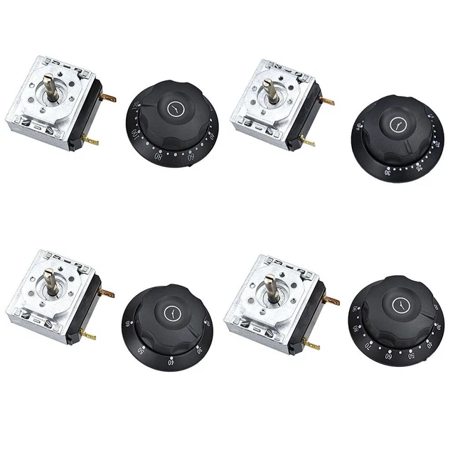 Interrupteur Minuterie De Cuisson Design Compact - 16A 250V - Pour Four Micro-ondes