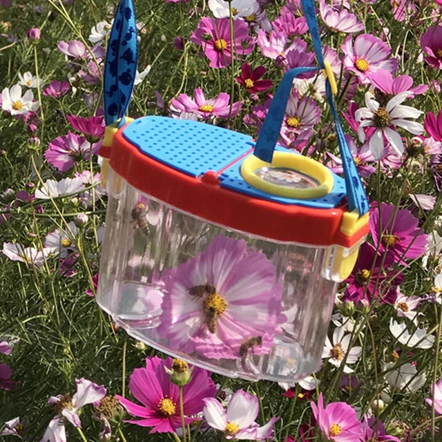 Growithu – Kit Chasse Aux Insectes 23 Pièces – Filet, Loupe, Pince – Jouet Exploration Nature 3-8 Ans – Cadeau Extérieur