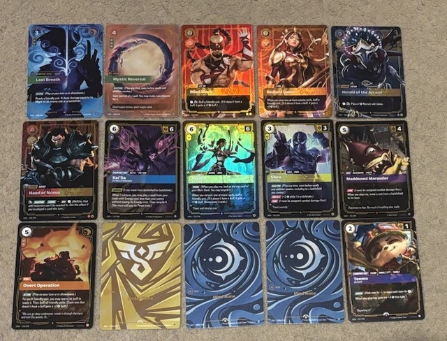 RIFTBOUND LEAGUE OF Legends TCG Rare+ And Promo Bundle £1.16 - PicClick UK