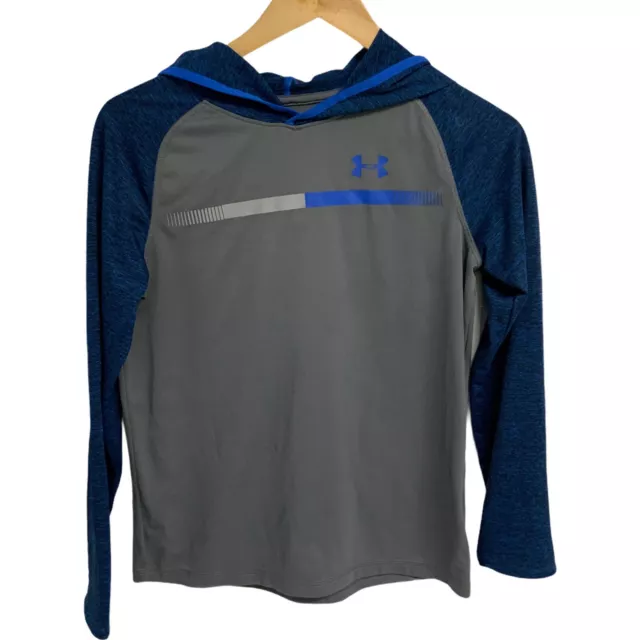 Under armour Ragazzi Bambini Larga Calore Top Felpa Manica Lunga Misura Ylg / Jg