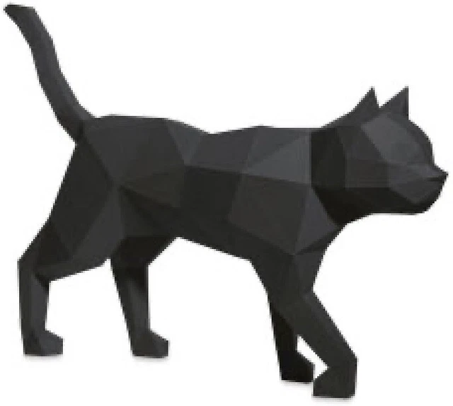 Kit Papercraft 3D : Goji, Le Chat En Origami, Inclus Papier 300g Prédécoupé Et Pré-plié - Activité Créative Et Décoration Enfant - France