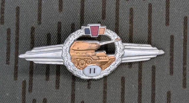NVA GRENZE QUALISPANGE Klassifizierungsabzeichen Stufe II Panzer ...