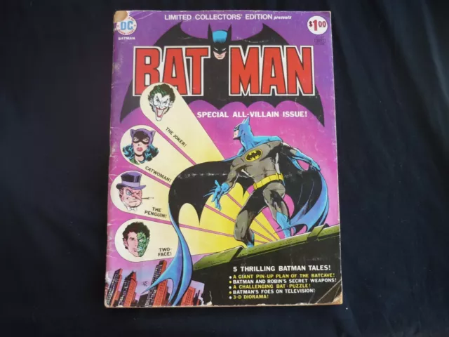 Batman Limited Collectors Edition C-37 (bo16) DC Good- Grade 1975 Treasury Size