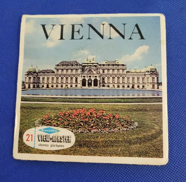 Sawyer's Vintage C648 E Vienna Austria view-master 3 Reels Packet