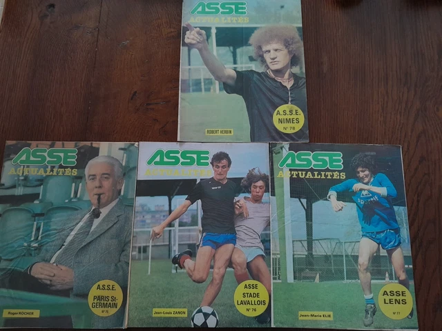 ASSE ACTUALITES N°76 1981 FOOTBALL AS SAINT-ETIENNE - LAVAL ZANON VERTS