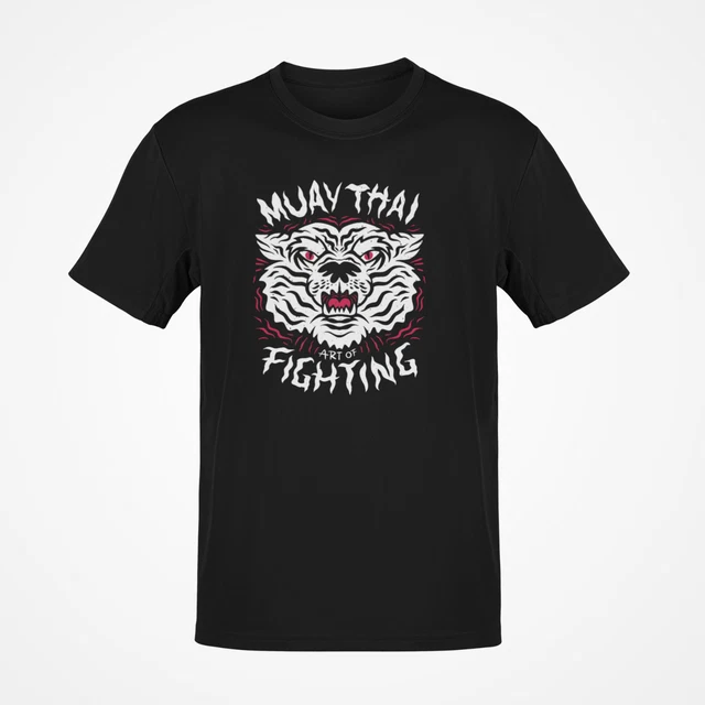 T-shirt Muay Thai Tiger divertente cartone animato divertente shirt da XS a 5XL