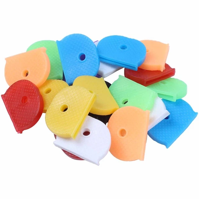 24 Key Caps With Flexible Key Cover For Easy Identification Of Door Keys,6893