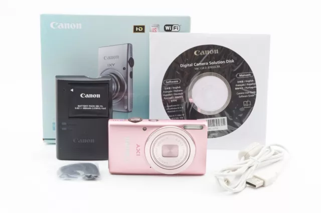 【Near Mint】Canon IXY 100F Digital Camera 16.0MP Pink w/ Box from JAPAN - [1101A]