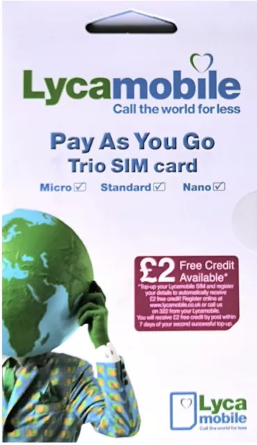 Lebara Mobile Prepaid Sim Card No Obligation No Subscription ✅ €0 credit✅