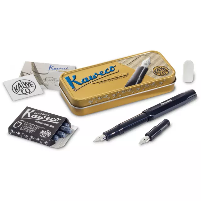 KAWECO Skyline Sport Calligraphy Set - Black (Mini) - NEW