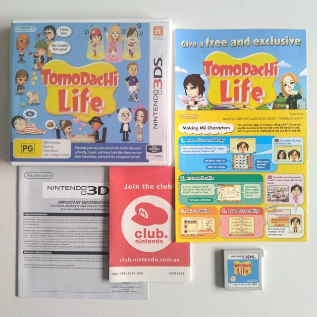 Tomodachi life 3ds game deals